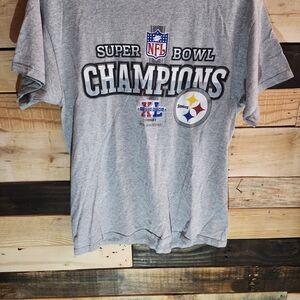 Steelers  Super Bowl Champions Gray T-Shirt